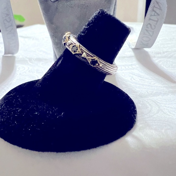 Konstantino; Sterling Silver, 18K Yellow Gold & Ruby Delos Ring; NWOT; Size 5 - Picture 3 of 9